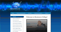 Desktop Screenshot of brainwavecollege.com
