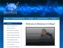 Tablet Screenshot of brainwavecollege.com